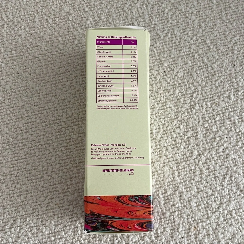 Good Molecules Overnight‎ Exfoliating Treatment AHA BHA